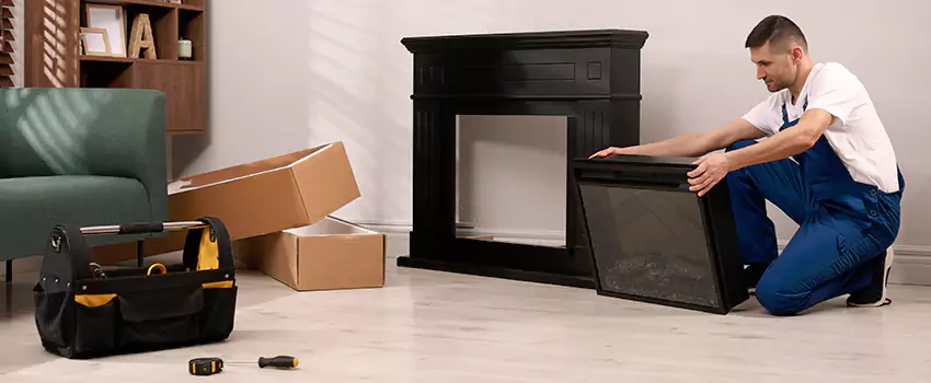Old Rusted Metal Fireplace Repair And Replacement in Fort Lauderdale, FL